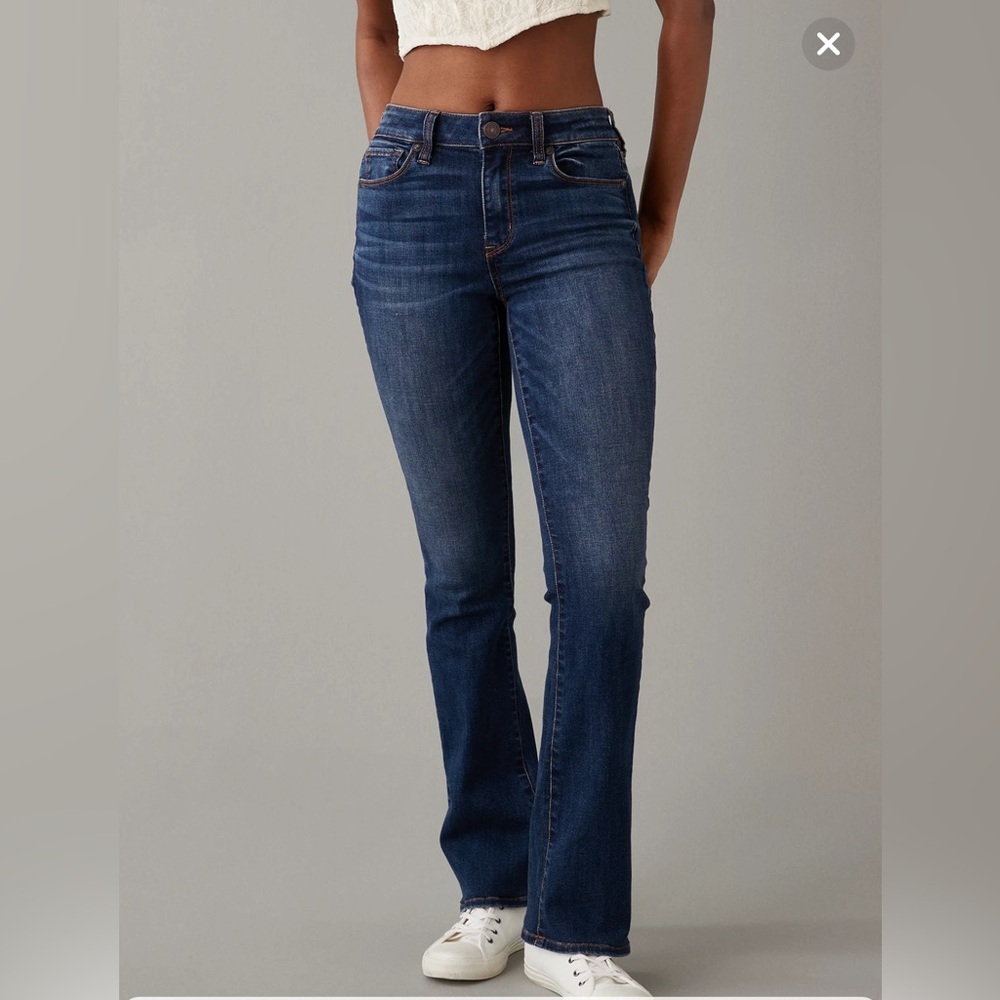 AE Next Level High-Waisted Skinny Kick Jean